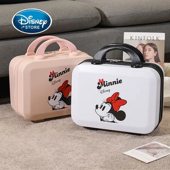 Disney Minnie Ličila Potovanje Primeru Trdo Lupino Kozmetični Torba Za Prenosni Ličila Vrečko Ročno Prtljago Mini Nosilni Kovček Za Ženske In Dekleta