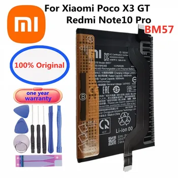 Novih 100% Prvotne Visoke Kakovosti BM57 Baterija Za Xiaomi Poco X3 GT / Redmi Note10 Pro 5000mAh Baterijo Telefona, Baterije, Bateria