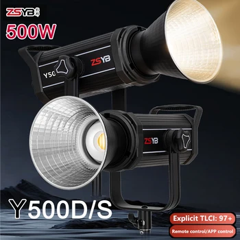 ZSYB Y500S Y500D 500W LED Video Luč Fotografija Svetlobe APP Nadzor Studio Fotografijo Lučka Dual Barvna Kamera Lučka za Youtube Tiktok