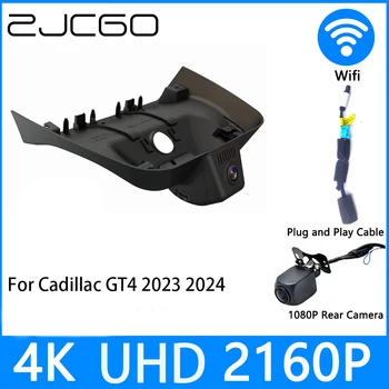 ZJCGO Dash Cam 4K UHD 2160P Avto Video Snemalnik DVR Night Vision Parkirišče za Cadillac GT4 2023 2024
