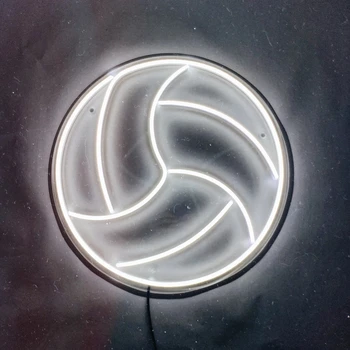 Odbojka USB Pogon za Soba Dekor, LED Neon Luči Zatemniti Noč Svetlobe za Otroke Spalnica Wall Art Darilo za Rojstni dan