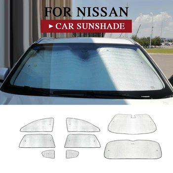 Za Nissan Qashqai X-Trail, Lopov Patrol Y62 Altima Avto Sonce, Senco za Vetrobransko steklo, Stranska stekla UV Reflektor sončnega Dodatki