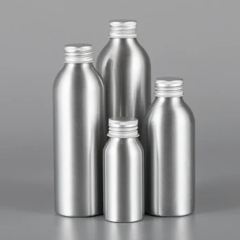 40-250ML Aluminijaste Stekleničke S Pokrovom Kozmetika Steklenico Potovanja ponovno napolniti Steklenico Prenosni Prazno Posodo Toner Hydrosol Steklenice