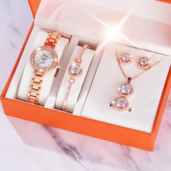 High-end watch določa ženske luksuzne modne dame rose zlata quartz ure ženske znane blagovne znamke kristalov obleko ure