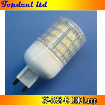 G9 SMD 3528 48 LED Luči, Koruzni Svetilka, Topla Bela/Cool White Prihranek Energije 2.6 W AC 200V-240V Visoko Lumen 10pcs/veliko