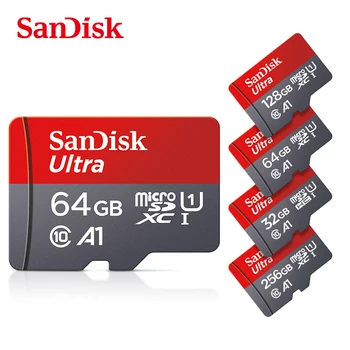Top Kvaliteta SanDisk Micro SD 32GB Kartico SDHC Pomnilniška Kartica 64GB 128GB 256GB Micro SDXC TF Kartice tarjeta de memoria Mini Pomnilnika 128GB