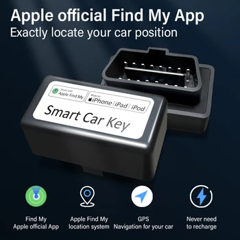 Avto OBD GPS Lokator Dela Z Apple Najti svojo APLIKACIJO za Hitro Montažo Smart Tracker Anti-izgubljeno Napravo Finder Global Position