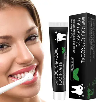 Beljenje Zob Nastavite Bambus, Oglje Zobna Pasta Močna Formula Za Beljenje Zob Prahu Zobna Ščetka Ustno Higieno Čiščenje Dentifrice