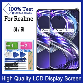 Original Za Realme 8i 9i LCD-Zaslon, Zaslon na Dotik, Računalnike Nadomestni Deli
