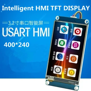 3.2 Palčni na Dotik TFT Z GPU USART HMI Slika Konfiguracije Zaslona Pisave Serijska Kitajsko Različico 400*240 Kot Model NX4024T032