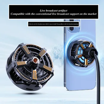 CX-A3 Hladilni Ventilator Mobilni Telefon Polprevodniških 마그네틱 선풍기 za Živo PUBG Igro Hladilnik za IOS (IPhone, Samsung Xiaomi Radiator