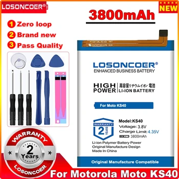 LOSONCOER 0 Cikel 100% Novih 3800mAh Baterija Za Motorola E6 Igrajo XT2029 2029-1 2029-2