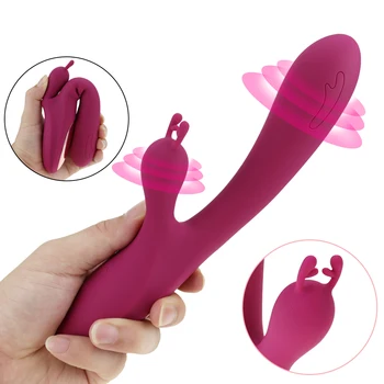 Močan Rabbit Vibrator za Ženske Stimulacijo Ščegetavčka Chargable Penis, Dildo, Vibrator Igrače, Ženska za Pare Odrasle sex Izdelka