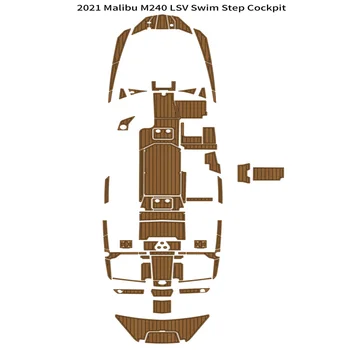 2021 Malibu M240 LSV Plavati Platformo Kokpitu Pad Čoln EVA Peno, Teak Krova Talna Obloga