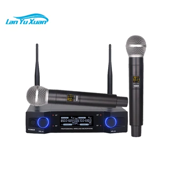 Xtuga WT-12 Najboljšo storitev ročni digitalni brezžični mikrofon karaoke microfono inalambrico poklicno