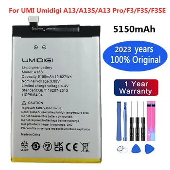 2023 Let Nov 100% Original Baterijo Za UMI Umidigi A13 / A13 Pro A13S F3 F3S F3SE 5150mAh Visoke Kakovosti Baterijo Telefona, Bateria