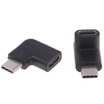 Kota 90 Stopinj USB 3.1 Tip C Moški Ženski USB-C Prilagodilnik Pretvornika