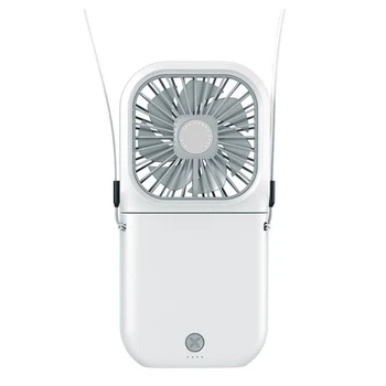 Zložljivi USB Ventilator Multi-Funkcijo Polnjenja Zaklad Mobilni Telefon Nosilec za Obešanje Vratu Ročni Mini Namizje Majhen Ventilator