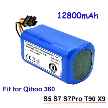 14,8 v 12800mah Roboter-staubsauger Batterie Pack für Qihoo 360 S7 S5 S7Pro T90 X9 Robotsko Staubsauger ersatz Batterien