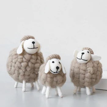 Risanka Rojstni Dan Volne Klobučevine Ovce Otrok Darilo Miniature Doma Oprema Namizni Dekor Mini Namizni Okras Figurice