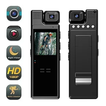 2023 Novo 2K H. 264 Mov Mini Fotoaparat, Prenosni Digitalni Video Snemalnik Telo Fotoaparata Night Vision Diktafon Miniaturne Kamere