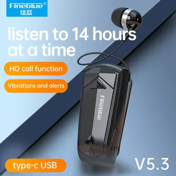 Fineblue F520 Mini Brezžične Slušalke Bluetooth 5.3 Zložljivo Prenosno Slušalko Klice Spomnite Vibracije Šport Teči Slušalke F920