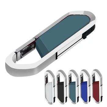 USB 2.0 Flash Disk 64GB Hitrost Memory Stick Key Ring Pero Pogoni Kovinski Pendrive Ustvarjalne Poslovanje, Darila, Naprave za Shranjevanje