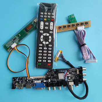 Za CLAA154WA0 HDMI je združljiv DVB-T, DVB-T2 1280x800 Zaslon AV remote LED USB VGA AV TV krmilnik odbor voznik digitalni plošči