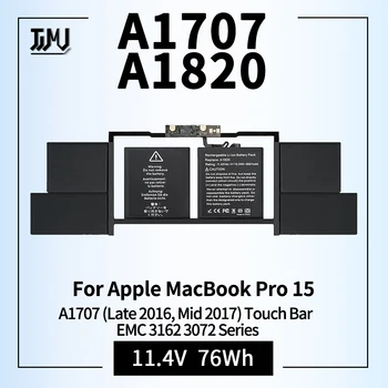 A1707 Laptop Baterije Egoway A1820 Zamenjava za MacBook Pro 15-inch A1707 (Konec Leta 2016, Sredi Leta 2017) Dotik Bar EMC 3162 3072 Serije