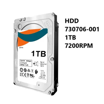 NOV HDD 730706-001 1TB 7200RPM 2.5 SAS-6Gbps Hot-Swap Koša Trdi Disk za H+P-E-Modularno Shranjevanje Matrike 1040/2040 SAN Shranjevanje
