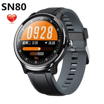 2023 Novo SN80 Smartwatch Moda Šport ura Fitnes Tracker IP68 Vodotesen Pametna Zapestnica Srčnega utripa Za Android IOS