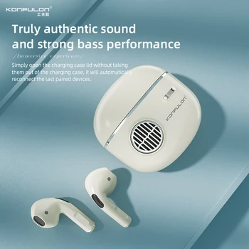 KONFULON TWS Brezžične Slušalke Bluetooth Smart Touch HD Klic Prenosne Slušalke V Uho Šport Stereo Glasbe Slušalka za mobilni telefon