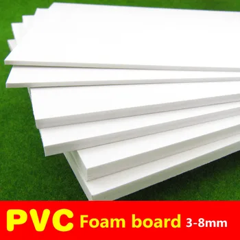 2 KOS 300 * 300 bela PVC pena odbor model model zgradbe proizvodnja iz PVC pena board2mm 3 mm 5 mm 8 mm