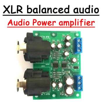 Stereo balansiran XLR audio vhod Konverzijo na RCA audio izhod ZA močnostni Ojačevalnik
