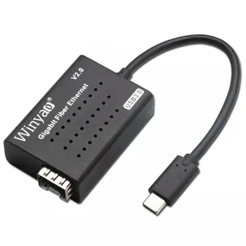 Winyao USB1000F-C, USB 3.0 Tip-C SFP 1000Mbps Gigabit Optični Ethernet, Omrežna Kartica Tip C USB1000F-LX-C USB1000F-SX-C