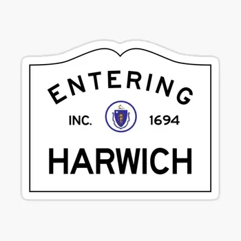 Vnos Harwich Massachusetts Commonw 5PCS Avto Nalepke za Otrok Steno Laptop Motocikel Nalepke Dekor Ozadju Srčkan Odbijača